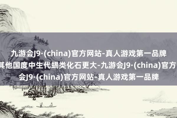 九游会J9·(china)官方网站-真人游戏第一品牌龙城热河蝎化石体型较其他国度中生代蝎类化石更大-九游会J9·(china)官方网站-真人游戏第一品牌