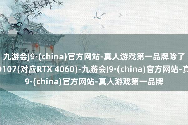 九游会J9·(china)官方网站-真人游戏第一品牌除了初学级小中枢AD107(对应RTX 4060)-九游会J9·(china)官方网站-真人游戏第一品牌